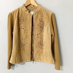 Coldwater Creek Brown Leather Women’s Jacket